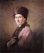 Allan Ramsay Portrat des Jean-Jacques Rousseau oil painting